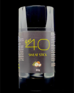 Introducing Our Coconut Scented Beta40 Sweat Stick: Elevate Your Workout Experience!