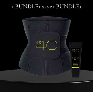 Beta40 Waist Trainer + Sweat Gel Bundle